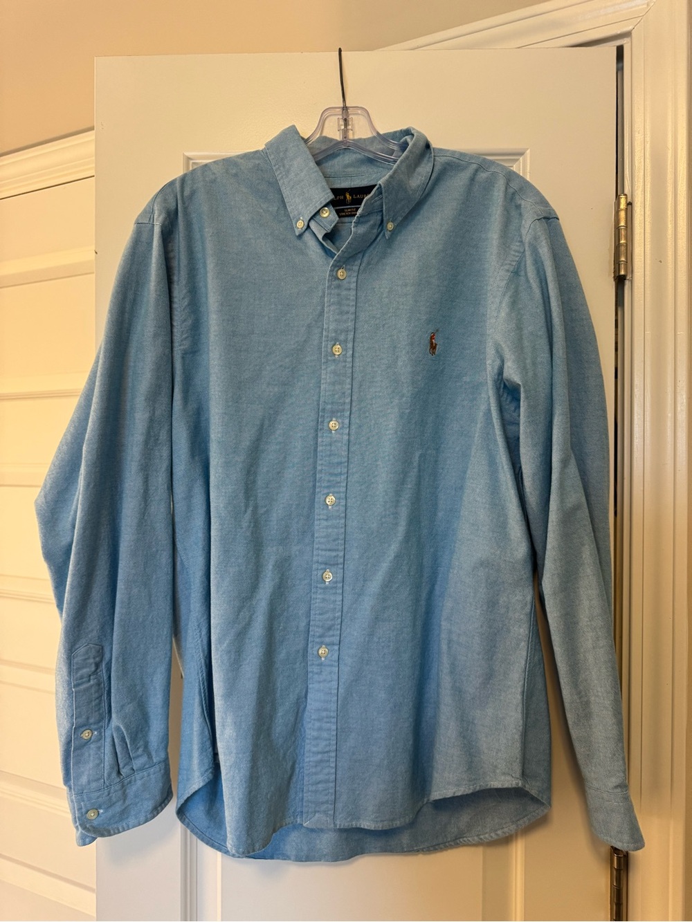 Polo by Ralph Lauren Light Blue Button-Down Oxford Shirt